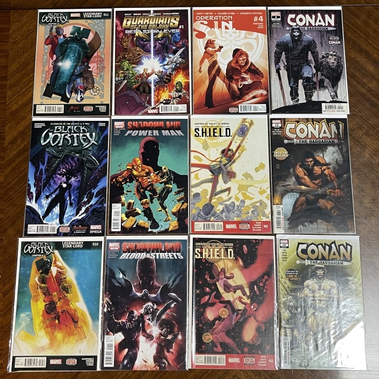 LOT OF 12 MARVEL & CONAN COMIC BOOKS (1 of 2)