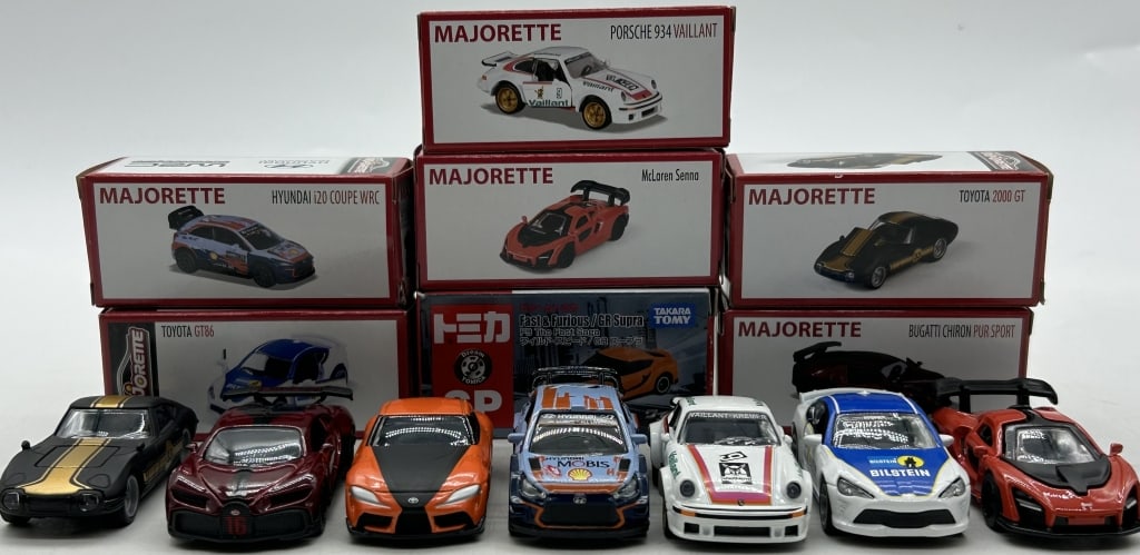 7 COLLECTOR DIECAST SPORTS CARS MAJORETTE LOT (1 of 3)