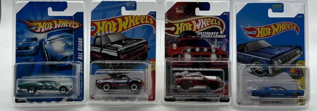 4 HOT WHEELS DIECAST CAR LOT PONTIAC DODGE LINCOLN (1 of 3)