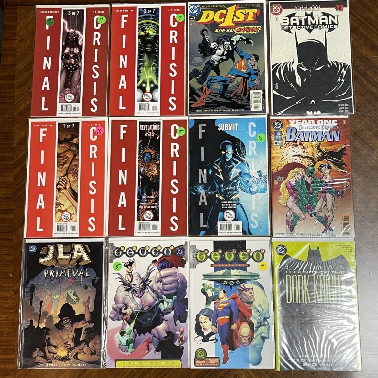 LOT OF 12 DC COMICS FINAL CRISIS BATMAN (1 of 2)