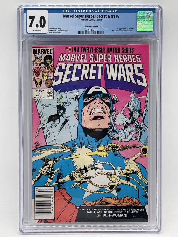 MARVEL SUPER HEROES SECRET WARS #7 CGC 7.0 (1 of 2)