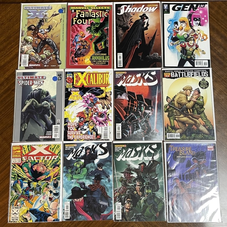 LOT OF 12 MARVEL & INDEPENDENT COMIC BOOKS (1 of 2)