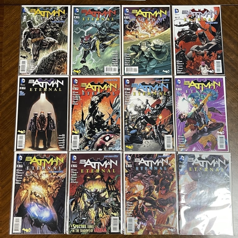 LOT OF 12 DC BATMAN ETERNAL COMICS (1 of 2)