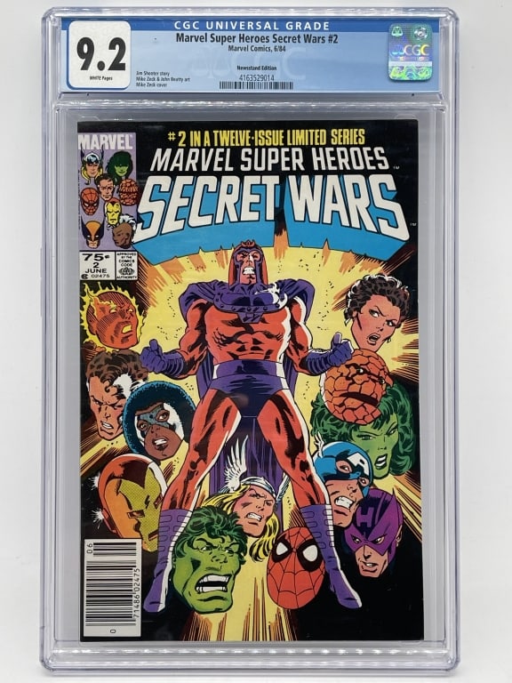 MARVEL SUPER HEROES SECRET WARS #2 CGC 9.2 (1 of 3)