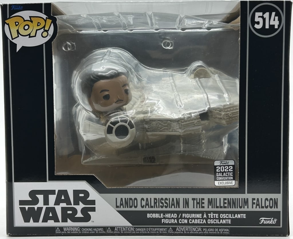 FUNKO POP STAR WARS MILENNIUM FALCON SHIP & FIGURE (1 of 4)