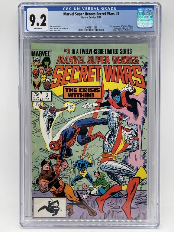 MARVEL SUPER HEROES SECRET WARS #3 CGC 9.2 (1 of 3)