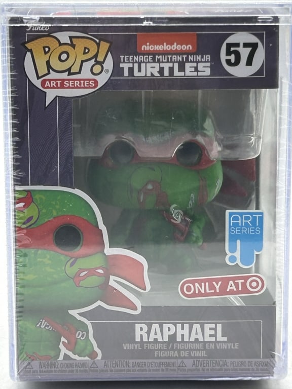 FUNKO POP TMNT RAPHEAL #57 ART SERIES VINYL FIGURE (1 of 3)