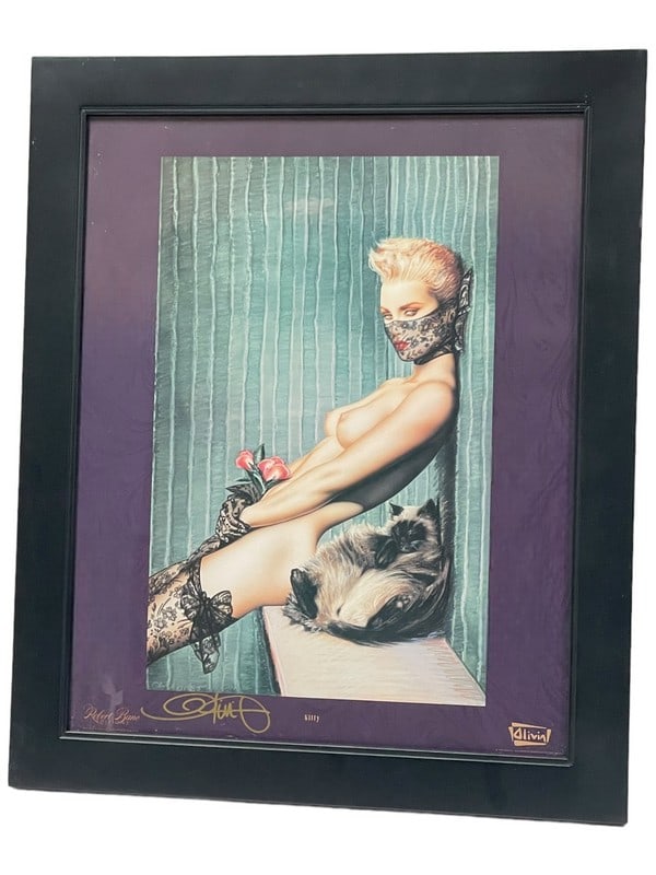 SIGNED OLIVIA DE BERARDINIS " KITTY " PRINT 23" (1 of 5)