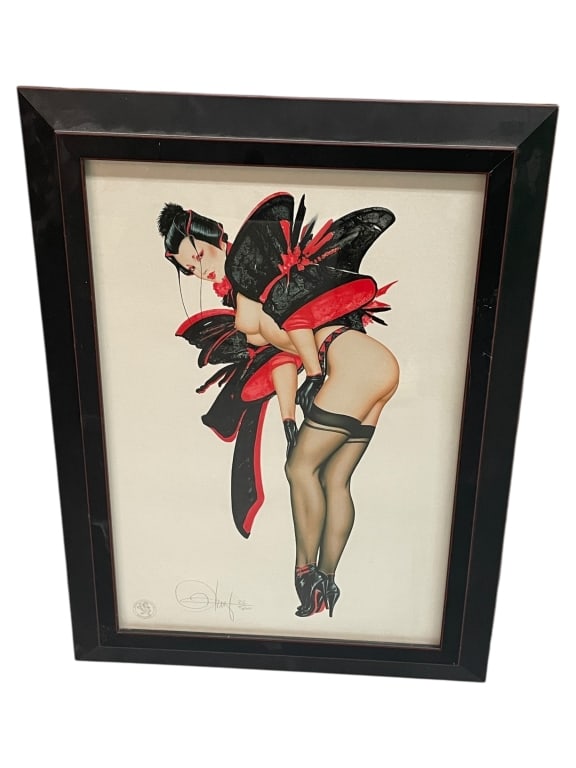 OLIVIA DE BERARDINIS SIGNED 22/500 PRINT 18" (1 of 5)