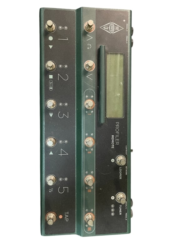 KEMPER PROFILER REMOTE GUITAR FOOT CONTROLLER: For ALTERNATE shipping quote or LOCAL PICK-UP DETAILS, please visit dejavuauctionshipping.comProfessional Kemper Profiler Remote guitar foot controller, designed for use with the Kemper Profiler