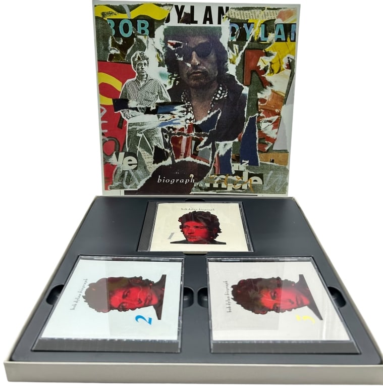 BOB DYLAN BIOGRAPH 3 CD DELUXE BOX SET COLUMBIA (1 of 6)