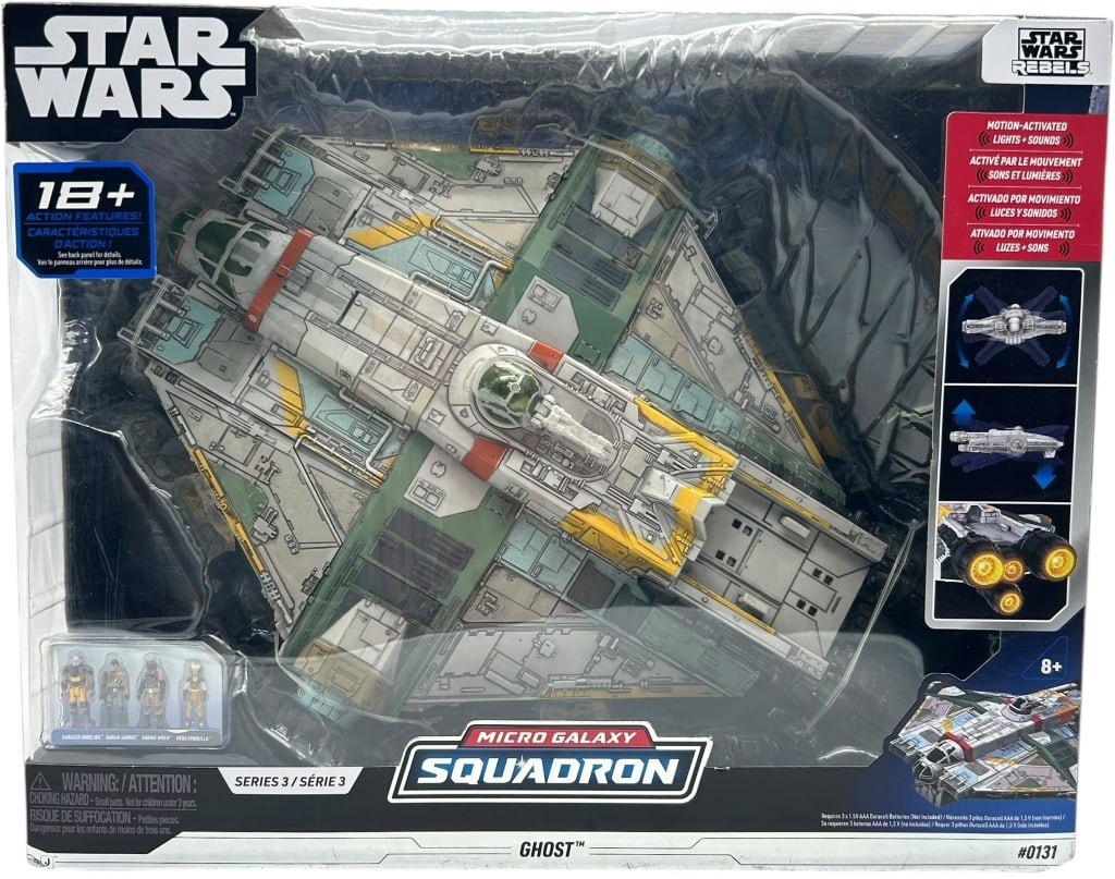 STAR WARS MICRO GALAXY SQUADRON GHOST STARSHIP (1 of 3)