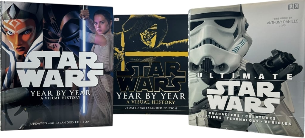 LOT OF 2 STAR WARS DK REFERENCE HARDCOVER BOOKS (1 of 7)