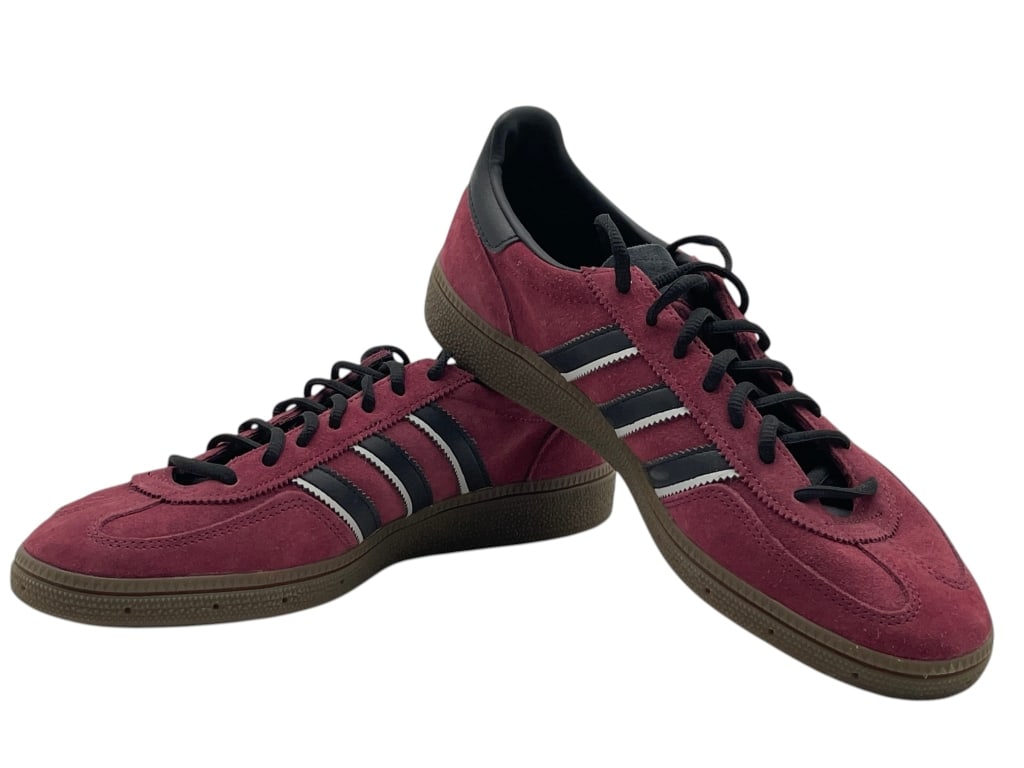 ADIDAS BURGUNDY SUEDE LOW SNEAKERS MEN'S SIZE 8.5 (1 of 9)