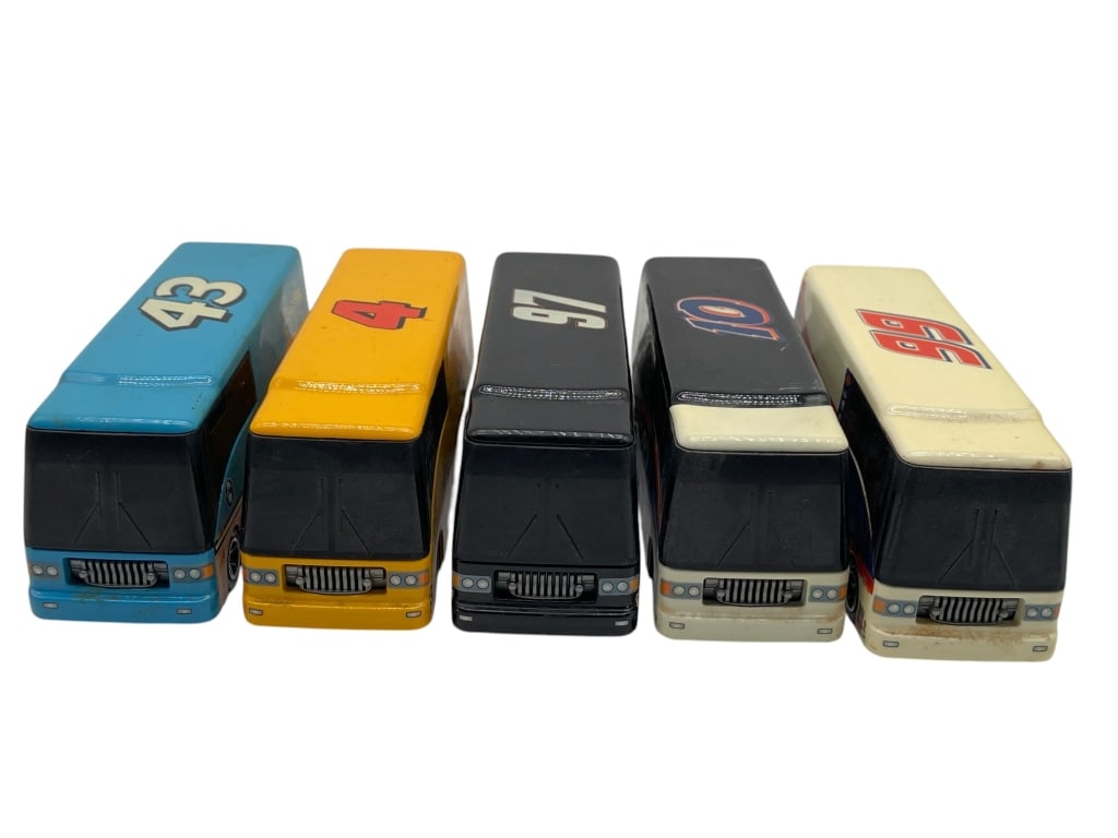 LOT OF 5 NASCAR HAULER TRUCKS DIE CAST MODELS (1 of 10)