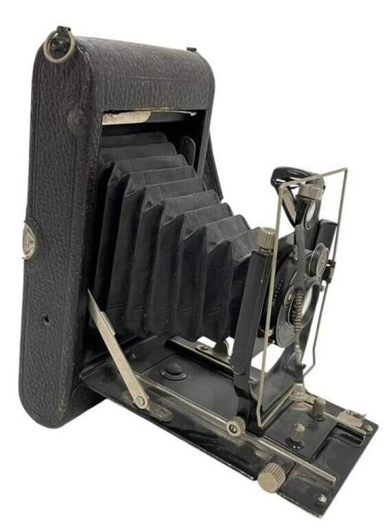 VINTAGE FOLDING COMPURE BELLOWS CAMERA EARLY 1900S (1 of 5)