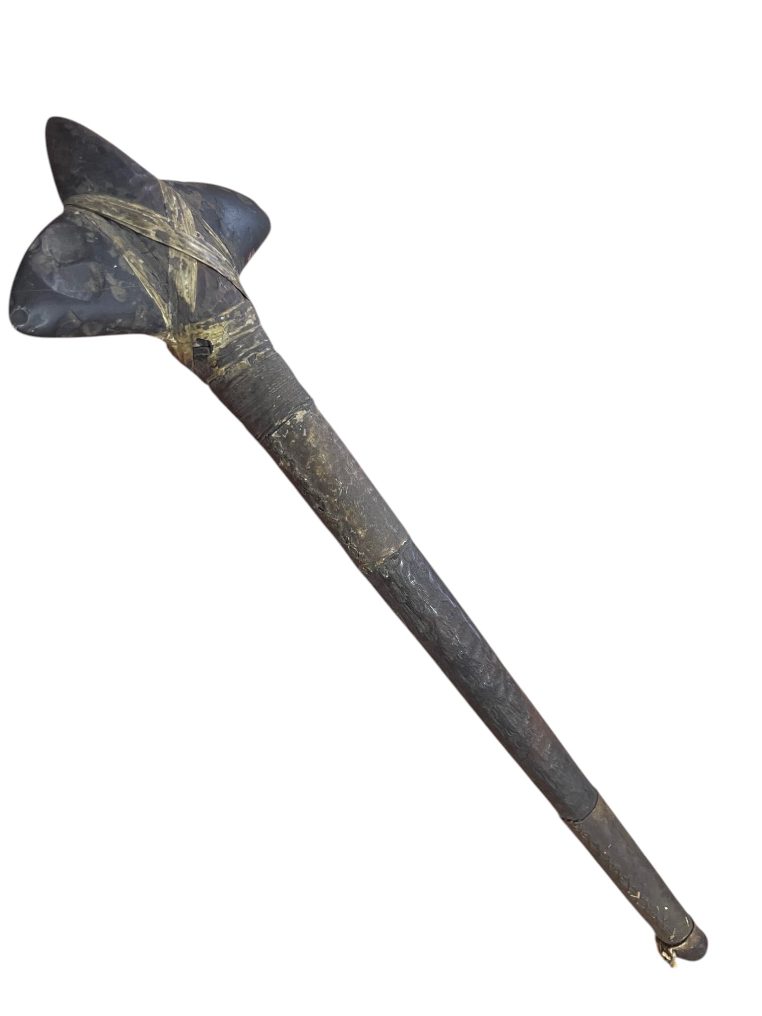 ANTIQUE POLYNESIAN/AFRICAN HANDMADE ANDZE WAR CLUB (1 of 9)