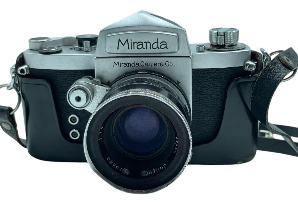 MIRANDA D 35MM SLR FILM CAMERA SOLIGOR f/1.9 LENS (1 of 7)