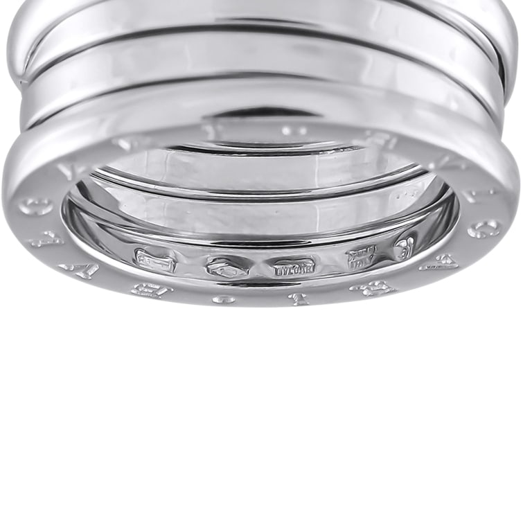 BVLGARI B.ZERO1 18K WHITE GOLD RING 5.5 - 5