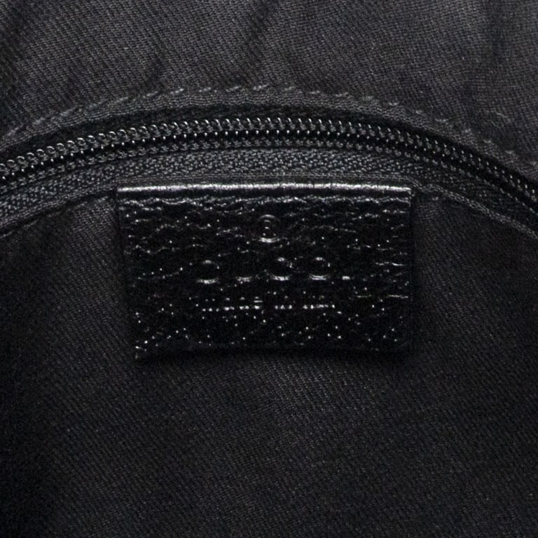 GUCCI MEDIUM ECLIPSE TOTE BLACK MONOGRAM BAG - 6