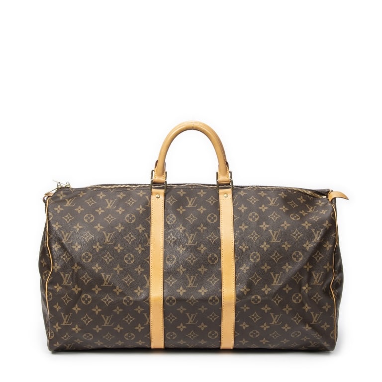 LOUIS VUITTON KEEPALL 55 BROWN MONOGRAM BAG (1 of 8)