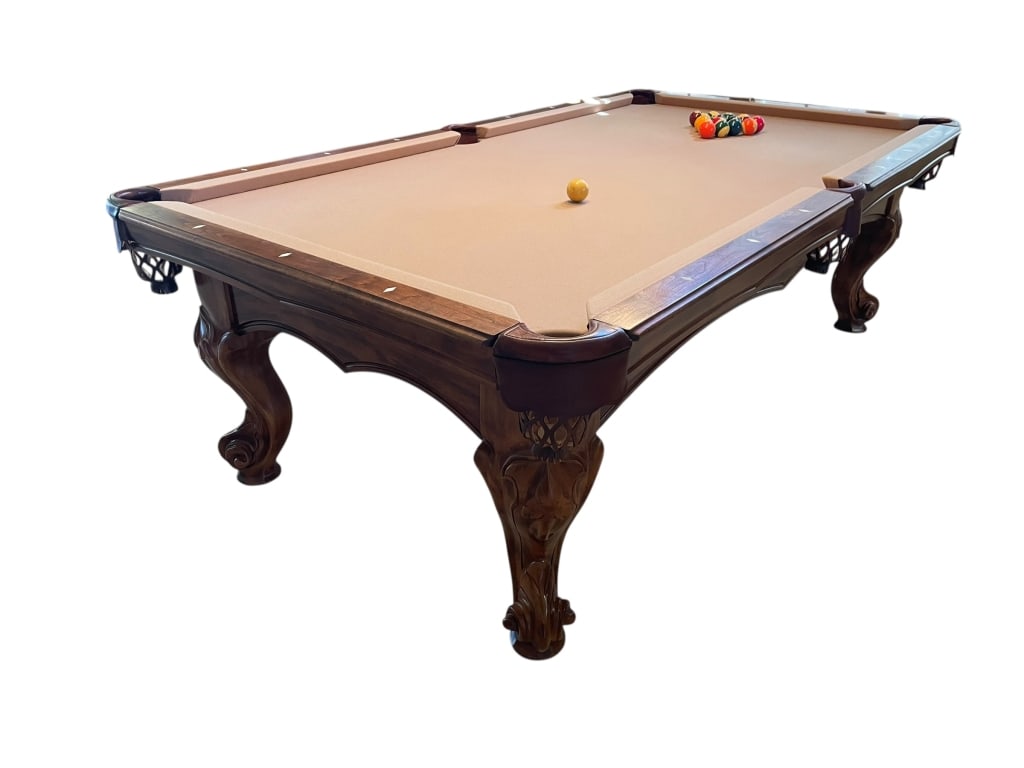 PETER VITALIE TRADITIONS LUXURY CARVED POOL TABLE (1 of 17)