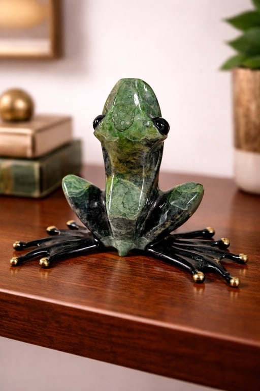 TIM COTTERILL FROGMAN FROG SCULPTURE 3": *for alternative shipping options please go to www.dejavuauctionshipping.com -TIM COTTERILL “FROGMAN” LIMITED EDITION FROG SCULPTURE 1611/2000 -Highly collectible Tim Cotterill “Frogman&rdqu