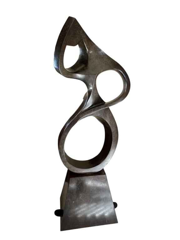 CHARLES STRAN MODERNIST BRONZE SCULPTURE (1 of 10)