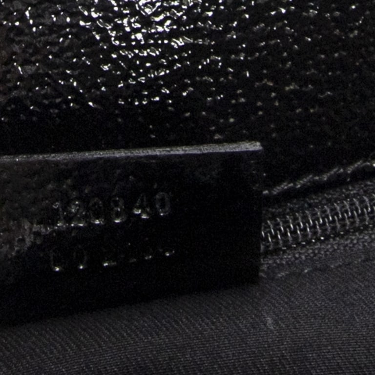 GUCCI SMALL ECLIPSE SHOPPING BLACK MONOGRAM BAG - 3