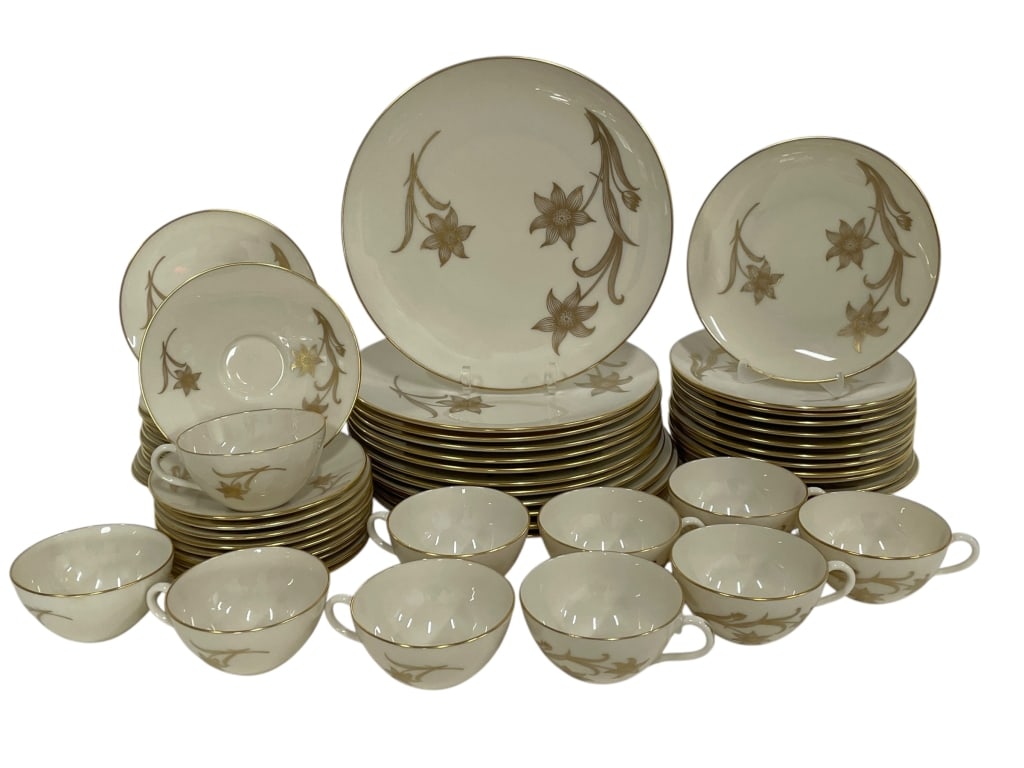 56 PC LENOX DAYBREAK FINE CHINA DINNERWARE SET (1 of 8)