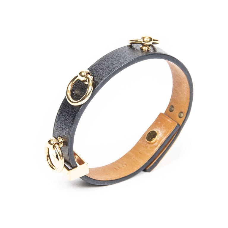 HERMÈS MINI DOG BRACELET T2 BLACK BAG (1 of 4)