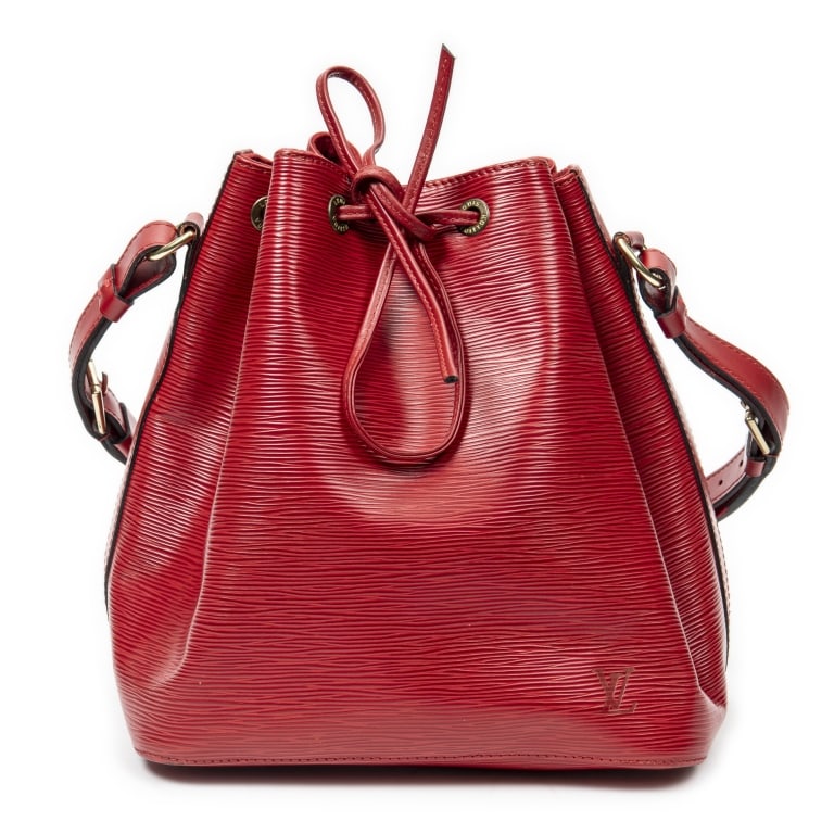 LOUIS VUITTON NOE PM RED EPI GOLDEN BRASS BAG (1 of 11)