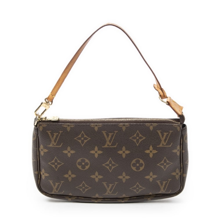 LOUIS VUITTON POCHETTE ACCESSOIRES BROWN BAG (1 of 9)