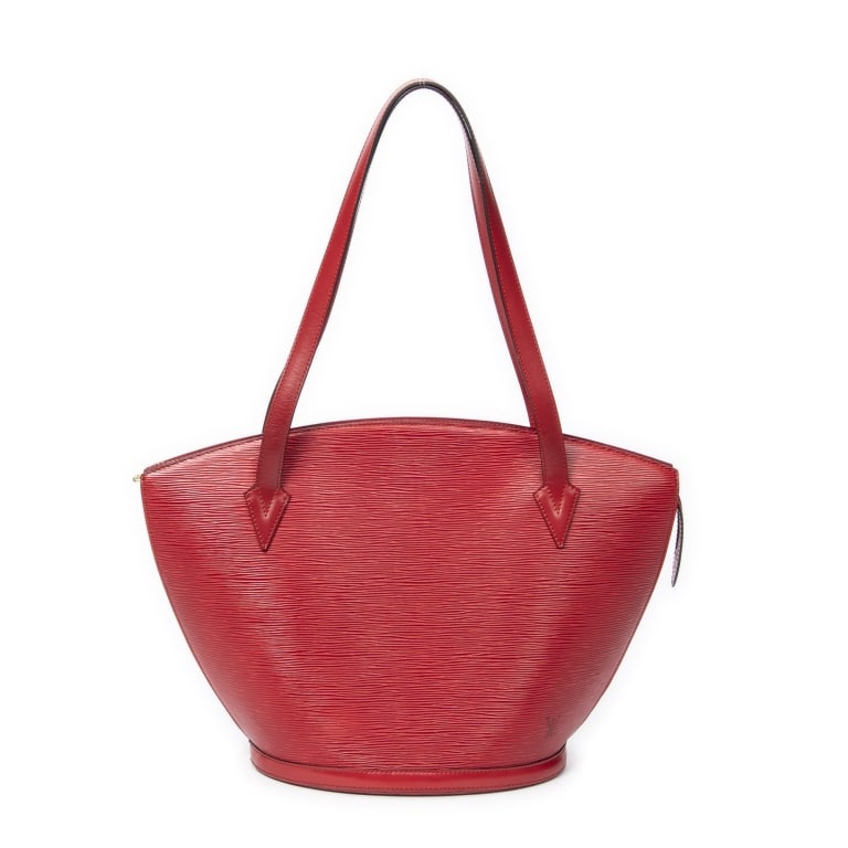 LOUIS VUITTON ST-JACQUES SHOPPING GM RED EPI BAG: Louis Vuitton St-Jacques Shopping GM Red Epi Golden Brass * COLOR: Red * PRODUCTION CODE: A21924 (December 1994) * INCLUDED: None A * CONDITION: 26*30*17cm * (3cm = 1inch approximately) * Luxury bags