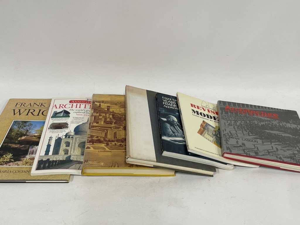 ARCHITECTURE & DESIGN REFERENCE BOOK W WRIGHT 14" - 4