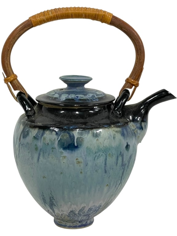 CATALPA LANE POTTERY STUDIO TEAPOT 11" (1 of 8)