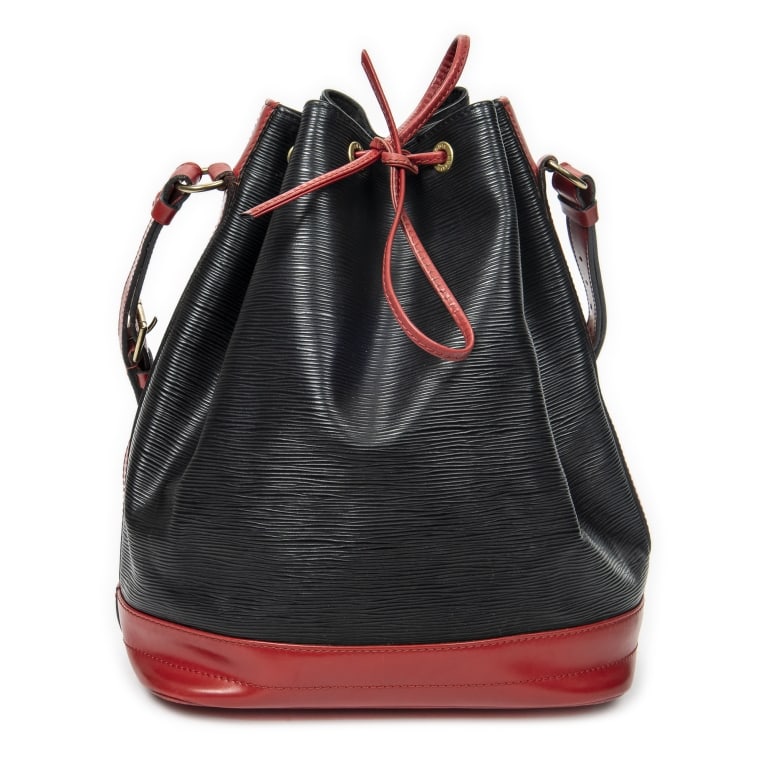 LOUIS VUITTON NOE BICOLOR GM BLACK/RED EPI BAG: Louis Vuitton Noe Bicolor GM Black/Red Epi Golden Brass * COLOR: Black/Red * PRODUCTION CODE: AR0934 (March 1994) * INCLUDED: None AB * CONDITION: 27*34*16cm * (3cm = 1inch approximately) * Luxury bag