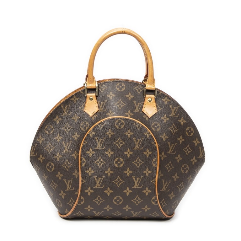 LOUIS VUITTON ELLIPSE GM BROWN MONOGRAM BAG: Louis Vuitton Ellipse GM Brown Monogram Canvas Golden Brass * COLOR: Brown * PRODUCTION CODE: MI0967 (Jun 1997) * INCLUDED: None A * CONDITION: 26*32*14cm * (3cm = 1inch approximately) * Luxury bags a