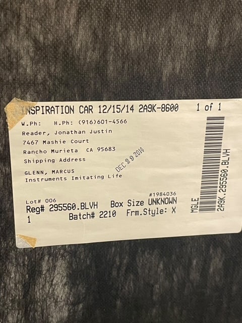 GLEN MARCUS "INSTRUMENTS IMITATING LIFE" SERIOLITH - 9