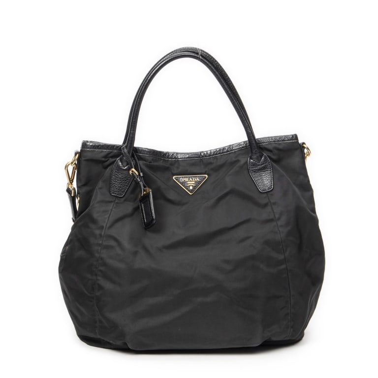 PRADA MEDIUM SHOPPING TOTE BLACK NYLON BAG (1 of 11)