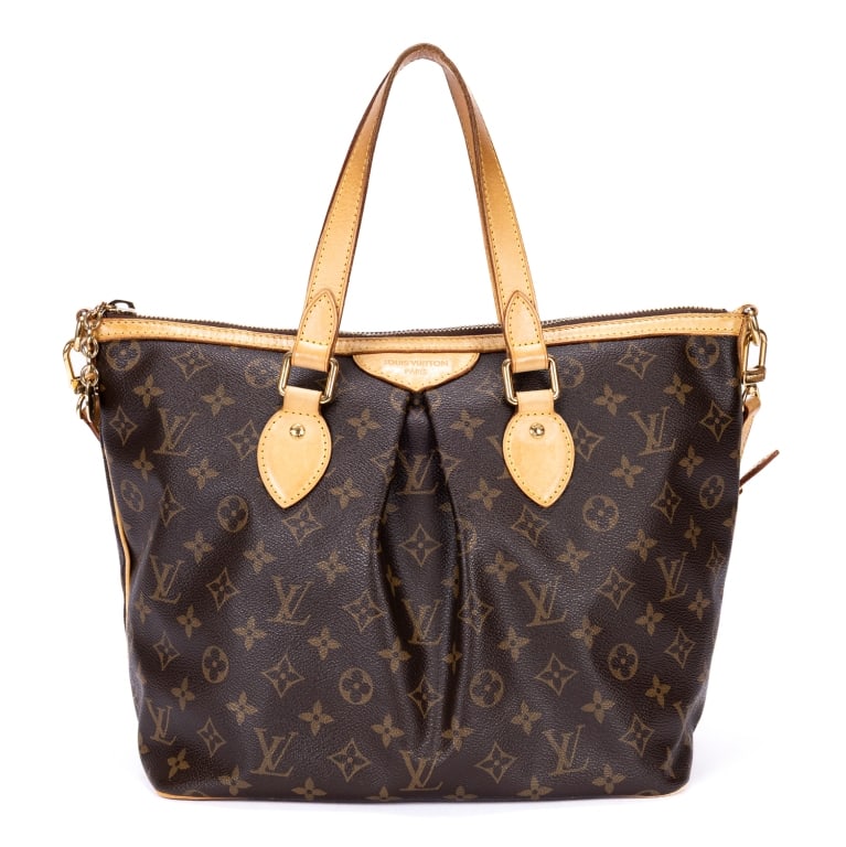 LOUIS VUITTON PALERMO PM BROWN MONOGRAM BAG (1 of 13)
