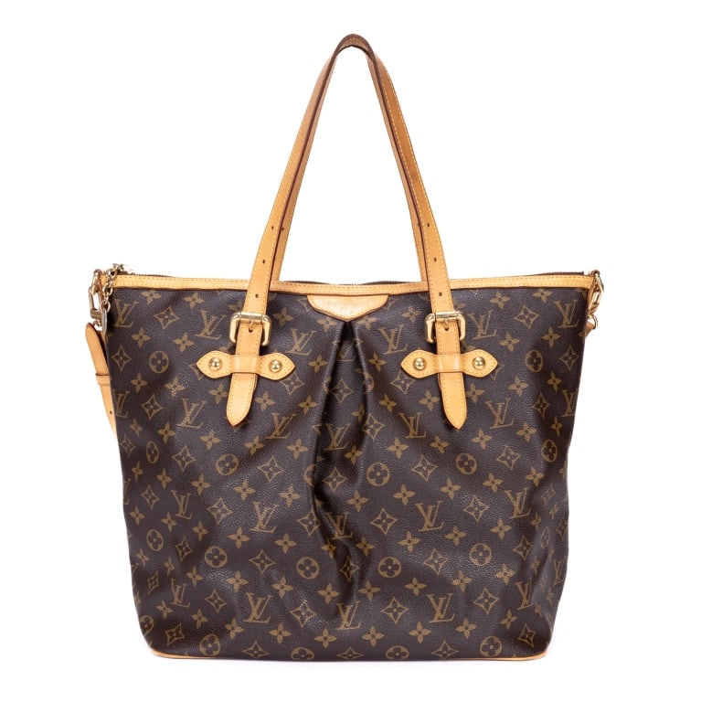 LOUIS VUITTON PALERMO GM BROWN MONOGRAM BAG: Louis Vuitton Palermo GM Brown Monogram Canvas Golden Brass * COLOR: Brown * PRODUCTION CODE: MI1163 (16th week of 2013) * INCLUDED: Strap A * CONDITION: 35*34*19cm * (3cm = 1inch approximately) * Lux