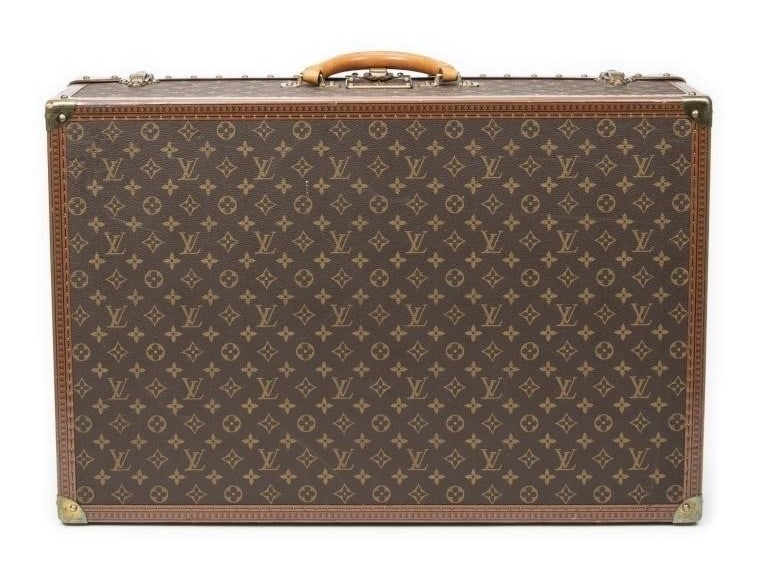 LOUIS VUITTON ALZER 70 BROWN MONOGRAM TRUNK CASE (1 of 11)