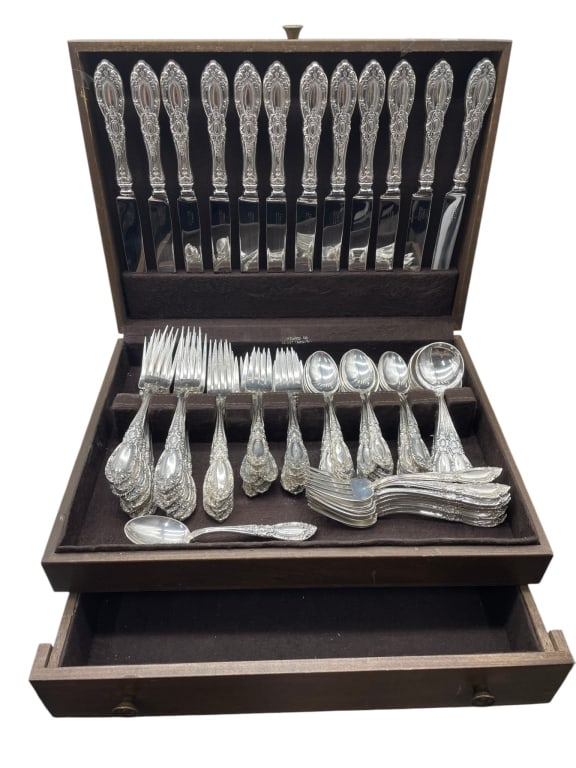 TOWLE STERLING FLATWARE 12 PC SETTING 96PCS 5747GR (1 of 20)
