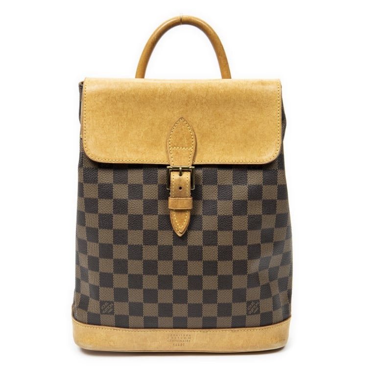 LOUIS VUITTON ARLEQUIN SOHO BROWN DAMIER EBENE BAG (1 of 6)