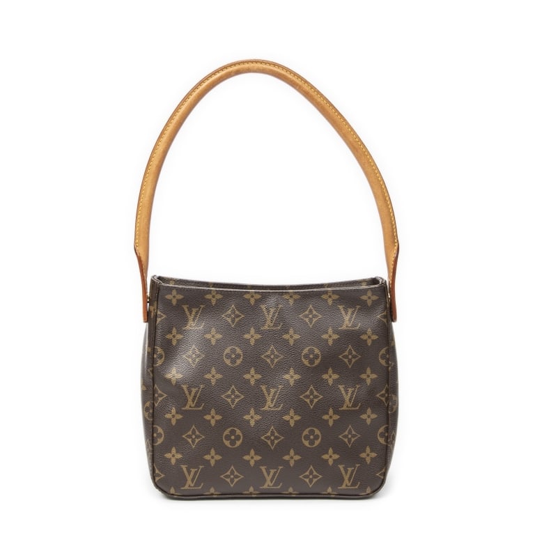LOUIS VUITTON LOOPING MM BROWN MONOGRAM BAG (1 of 11)