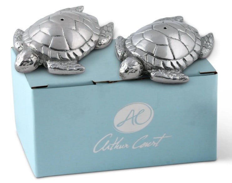 NEW! ARTHUR COURT SEA TURTLE SALT AND PEPPER SET (1 of 4)