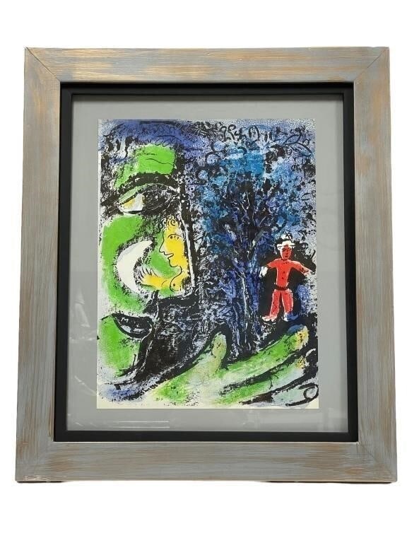 MARC CHAGALL LE PROFIL ET L'ENFANT LITHOGRAPH (1 of 4)