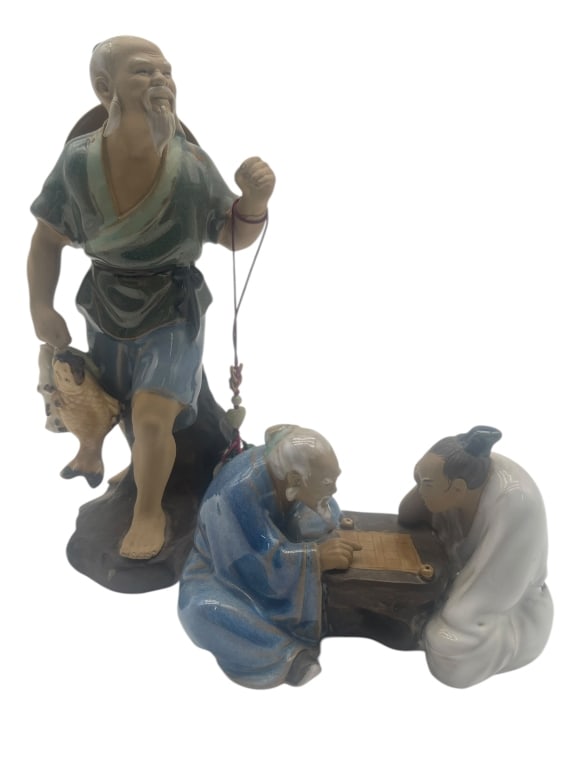 MUDMEN ASIAN SCULPTURAL LOT (1 of 2)