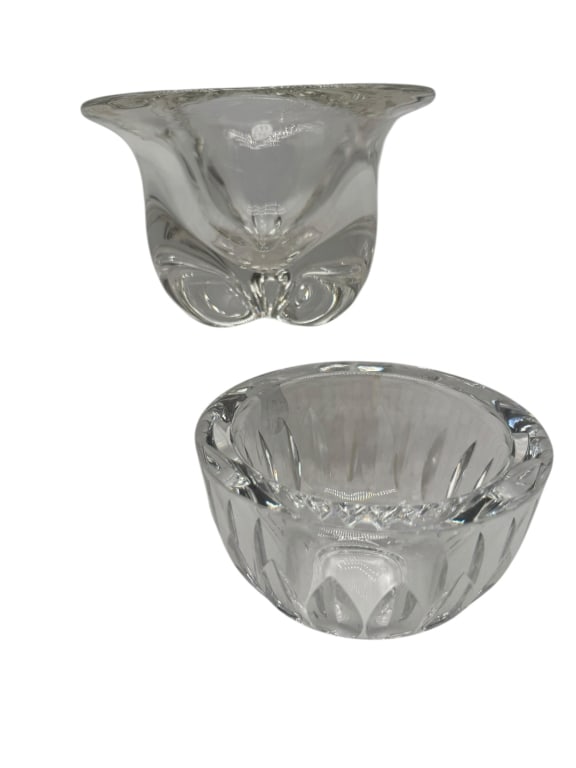 PAIR OF ORREFORS CRYSTAL GLASS BOWLS (1 of 2)